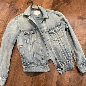 Talula light blue jean jacket (Aritzia)